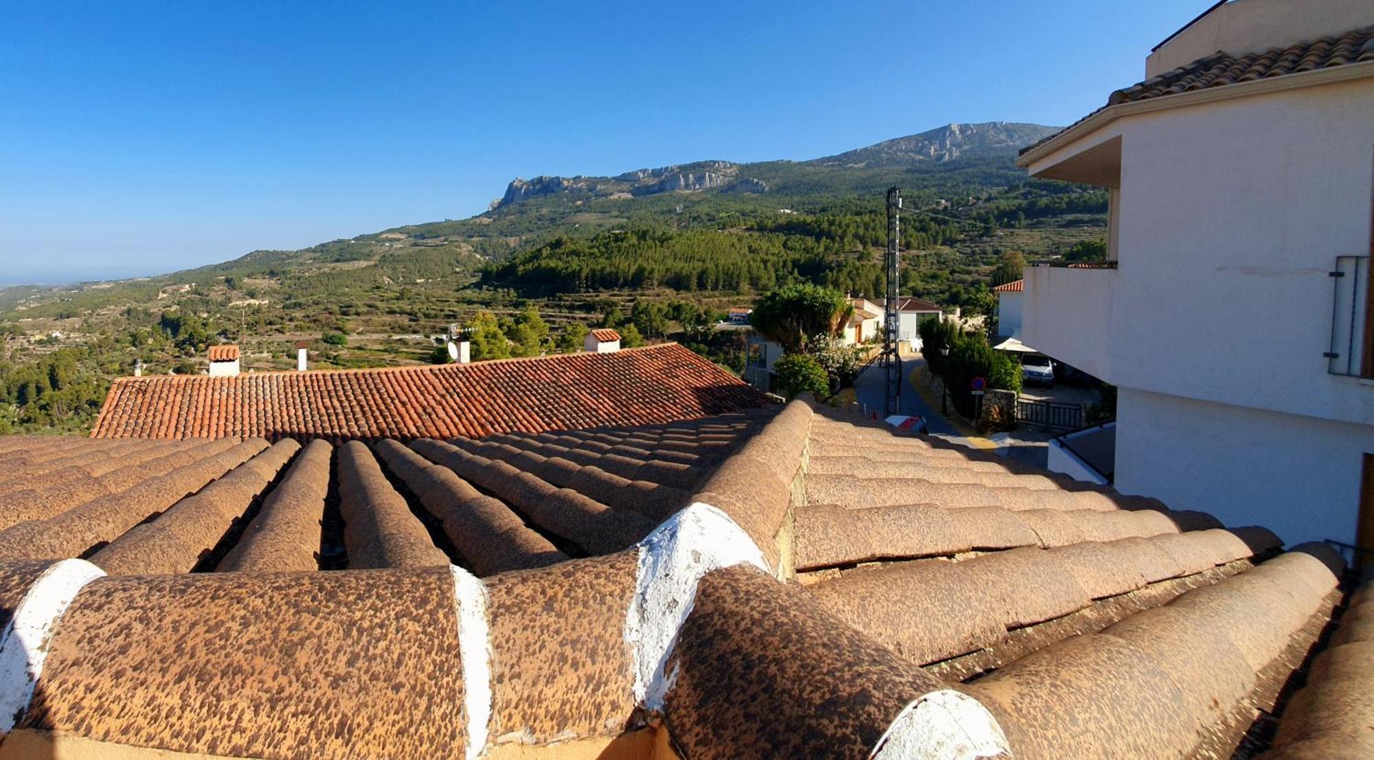 Atico Guadalest Rooftop Apartment With 360º Views And Art Екстер'єр фото