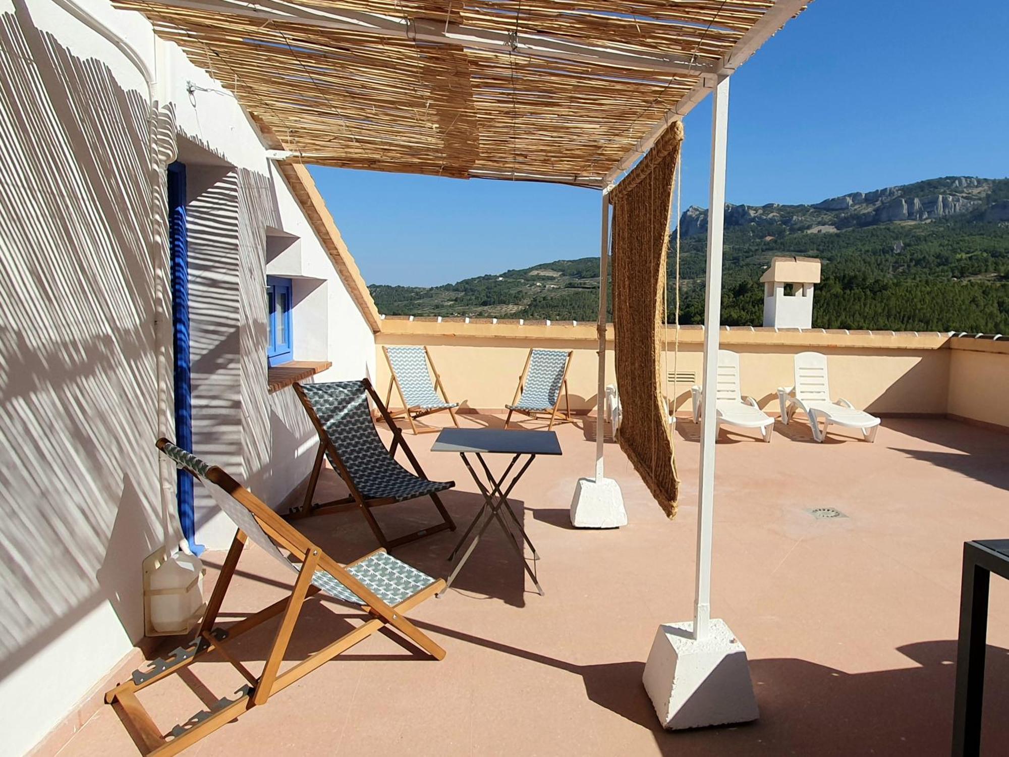Atico Guadalest Rooftop Apartment With 360º Views And Art Екстер'єр фото